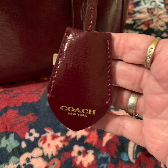 EUC COACH F32829 Peyton Leather Mini Carryall Satchel/Crossbody - Picture 6 of 9